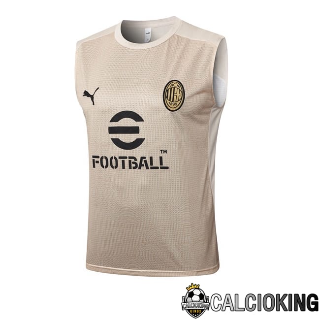 Comprare Maglia Calcio 2024 2025 2026 Personalizzazione,Tuta Da Calcio,Maglie De Calcio Retro Online | Canotta Allenamento AC Milan Giallo 2025/2026