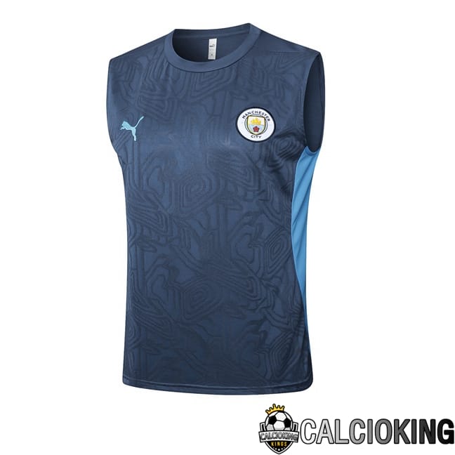 Comprare Maglia Calcio 2024 2025 2026 Personalizzazione,Tuta Da Calcio,Maglie De Calcio Retro Online | Canotta Allenamento Manchester City Blu 2025/2026