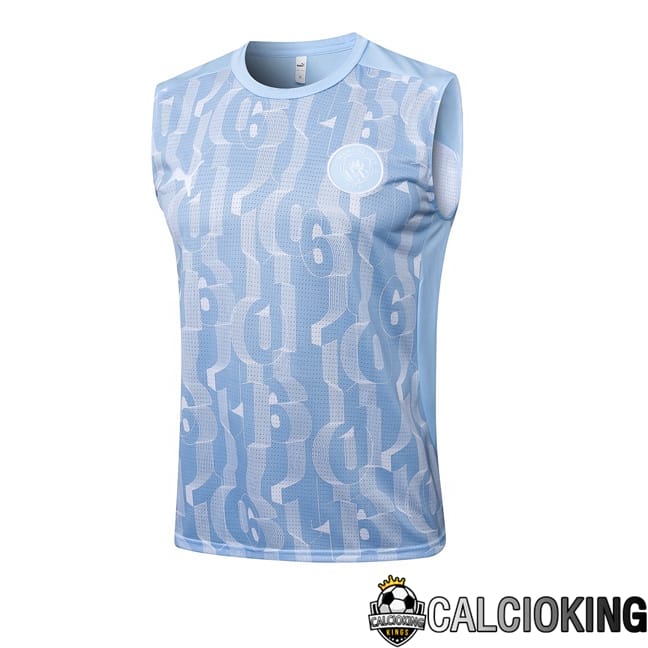 Comprare Maglia Calcio 2024 2025 2026 Personalizzazione,Tuta Da Calcio,Maglie De Calcio Retro Online | Canotta Allenamento Manchester City Blu 2025/2026