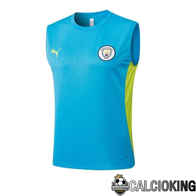 Comprare Maglia Calcio 2024 2025 2026 Personalizzazione,Tuta Da Calcio,Maglie De Calcio Retro Online | Canotta Allenamento Manchester City Blu 2025/2026