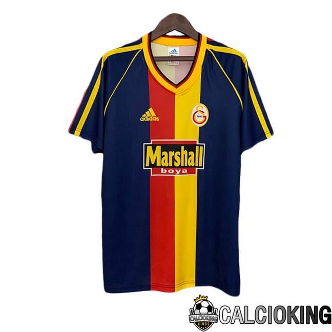 Maglie Calcio Galatasaray SK Retro Terza Blu Reale Giallo 1998-1999