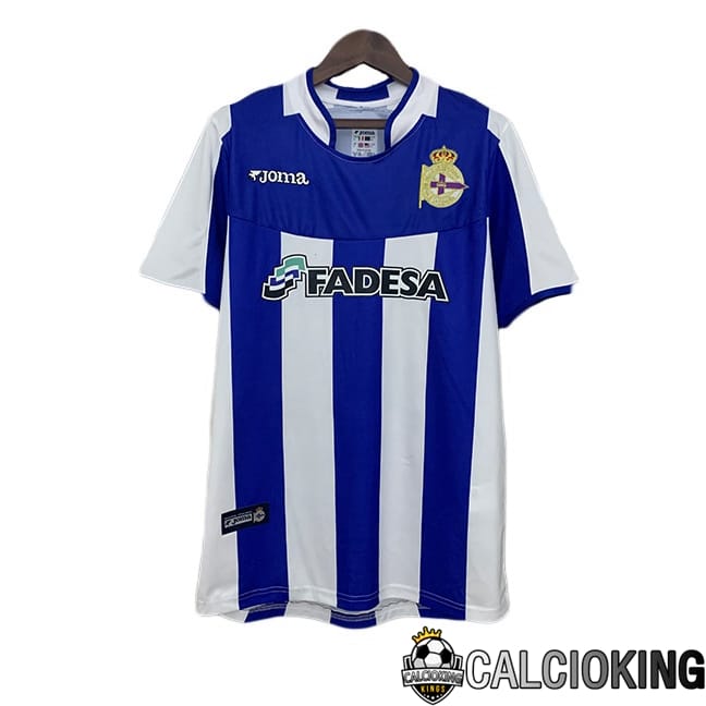Maglie Calcio Deportivo de La Coruna Retro Prima Blu Bianco 2003-2004