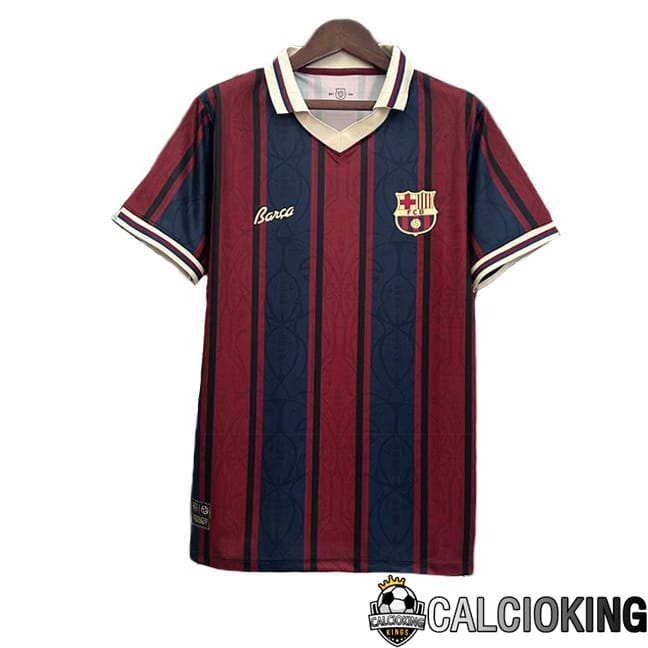 Comprare Maglia Calcio 2025 2026 2027 Personalizzazione,Tuta Da Calcio,Maglie De Calcio Retro Online | Maglie Calcio FC Barcellona Retro Edizione 125° anniversario Blu Reale Rosso