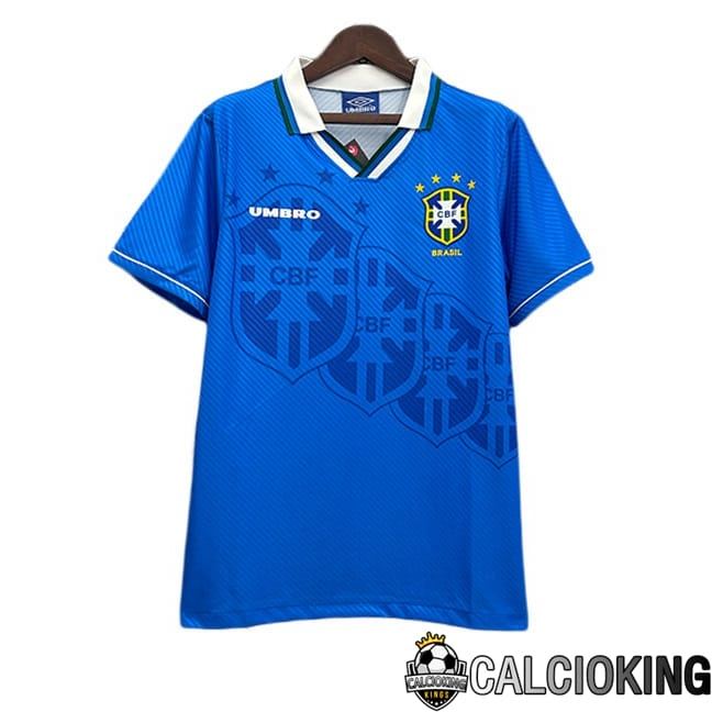 Comprare Maglia Calcio 2025 2026 2027 Personalizzazione,Tuta Da Calcio,Maglie De Calcio Retro Online | Maglie Calcio Brasile Retro Seconda Blu 1996