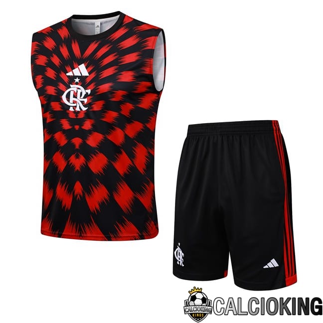 Comprare Maglia Calcio 2024 2025 2026 Personalizzazione,Tuta Da Calcio,Maglie De Calcio Retro Online | Canotta Allenamento Flamengo + Pantaloncini Rosso Nero 2025/2026