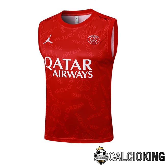 Comprare Maglia Calcio 2024 2025 2026 Personalizzazione,Tuta Da Calcio,Maglie De Calcio Retro Online | Canotta Allenamento Jordan Paris PSG Rosso 2025/2026