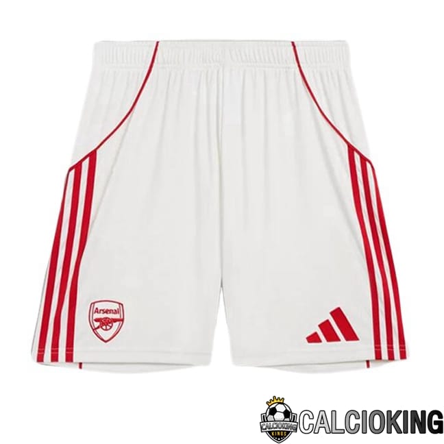 Comprare Maglia Calcio 2024 2025 2026 Personalizzazione,Tuta Da Calcio,Maglie De Calcio Retro Online | Pantaloncini Calcio Arsenal Prima Bianco 2025/2026
