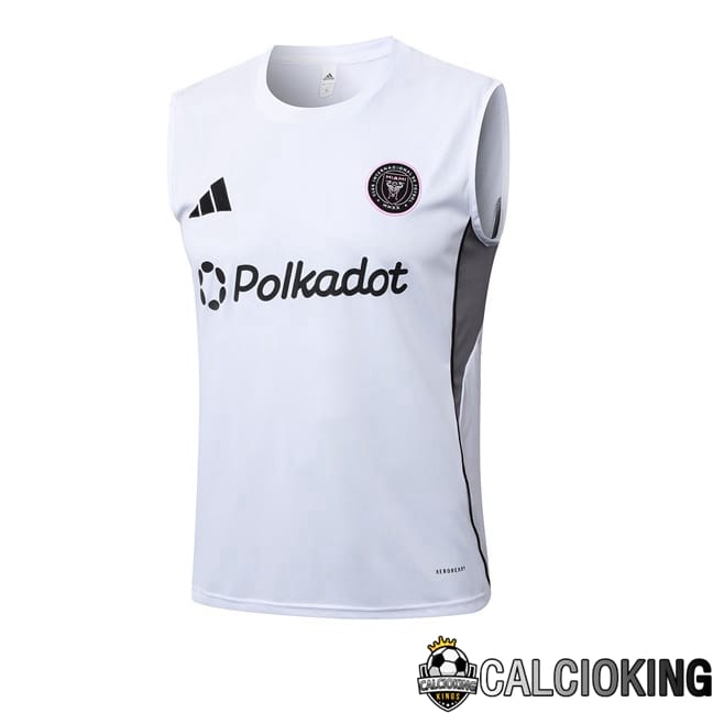 Comprare Maglia Calcio 2024 2025 2026 Personalizzazione,Tuta Da Calcio,Maglie De Calcio Retro Online | Canotta Allenamento Inter Miami CF Bianco 2025/2026