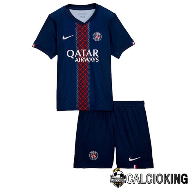 Comprare Maglia Calcio 2025 2026 2027 Personalizzazione,Tuta Da Calcio,Maglie De Calcio Retro Online | Maglie Calcio Paris PSG Bambino Prima Blu Reale 2025/2026