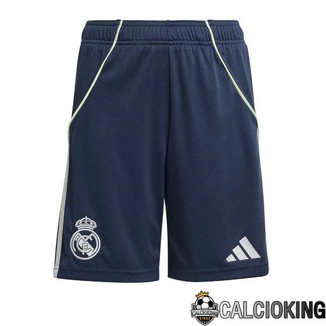 Comprare Maglia Calcio 2024 2025 2026 Personalizzazione,Tuta Da Calcio,Maglie De Calcio Retro Online | Pantaloncini Calcio Real Madrid Seconda Blu Reale 2025/2026