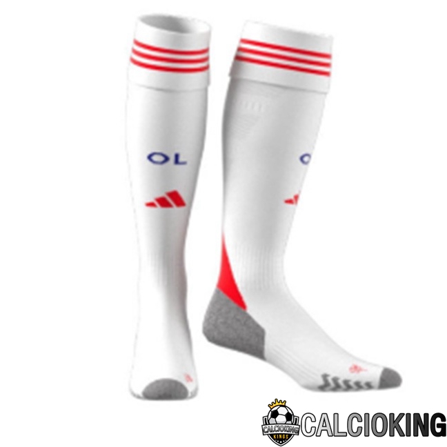 Comprare Maglia Calcio 2024 2025 2026 Personalizzazione,Tuta Da Calcio,Maglie De Calcio Retro Online | Calzini Calcio Lione OL Prima Bianco 2025/2026
