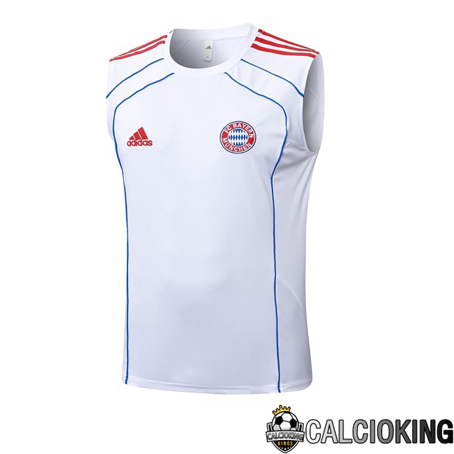 Comprare Maglia Calcio 2024 2025 2026 Personalizzazione,Tuta Da Calcio,Maglie De Calcio Retro Online | Canotta Allenamento Bayern Monaco Bianco 2025/2026