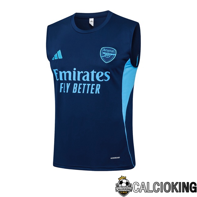 Comprare Maglia Calcio 2024 2025 2026 Personalizzazione,Tuta Da Calcio,Maglie De Calcio Retro Online | Canotta Allenamento Arsenal Blu Reale 2025/2026