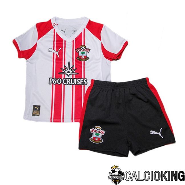 Maglie Calcio Southampton FC Bambino Prima Rosso 2025/2026