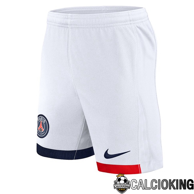 Comprare Maglia Calcio 2024 2025 2026 Personalizzazione,Tuta Da Calcio,Maglie De Calcio Retro Online | Pantaloncini Calcio Paris PSG Seconda Bianco 2025/2026