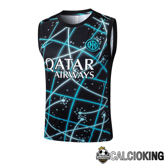 Comprare Maglia Calcio 2024 2025 2026 Personalizzazione,Tuta Da Calcio,Maglie De Calcio Retro Online | Canotta Allenamento Inter Milan Nero Blu 2025/2026