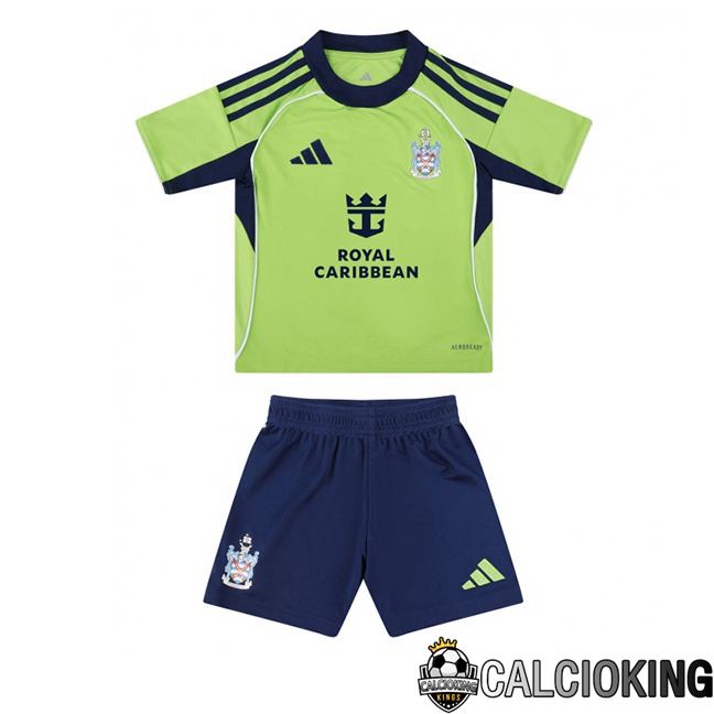 Maglie Calcio Fulham FC Bambino Seconda Verde 2025/2026