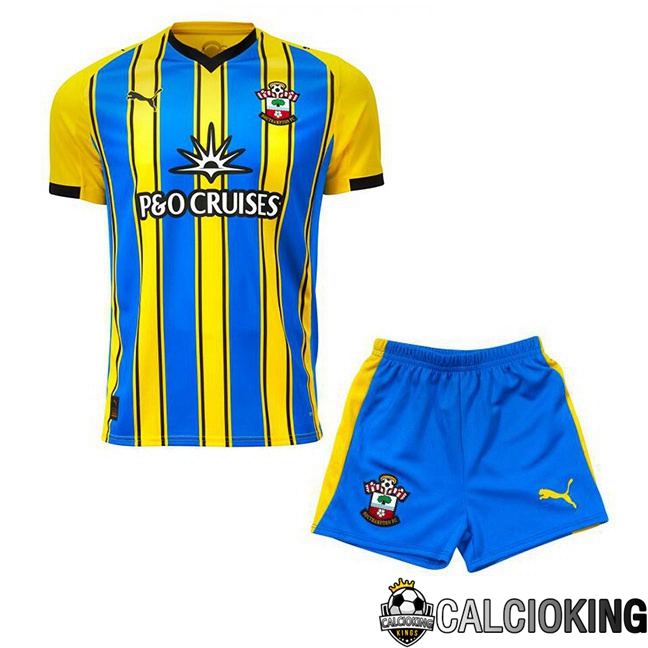 Maglie Calcio Southampton FC Bambino Seconda Giallo Blu 2025/2026