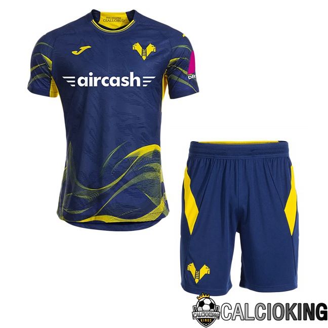 Maglie Calcio Hellas Verone Bambino Prima Blu Reale 2025/2026