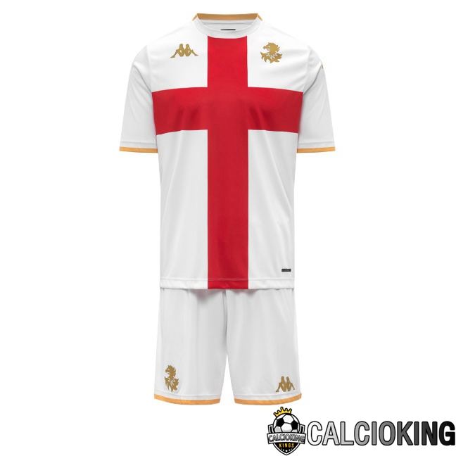 Maglie Calcio Genoa CFC Bambino Seconda Bianco 2025/2026