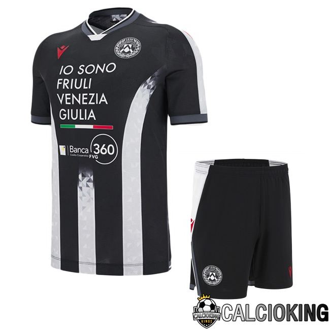 Maglie Calcio Udinese Calcio Bambino Prima Nero 2025/2026