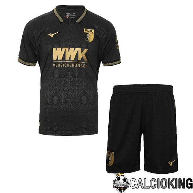 Maglie Calcio FC Augsburg Bambino Terza Nero 2025/2026