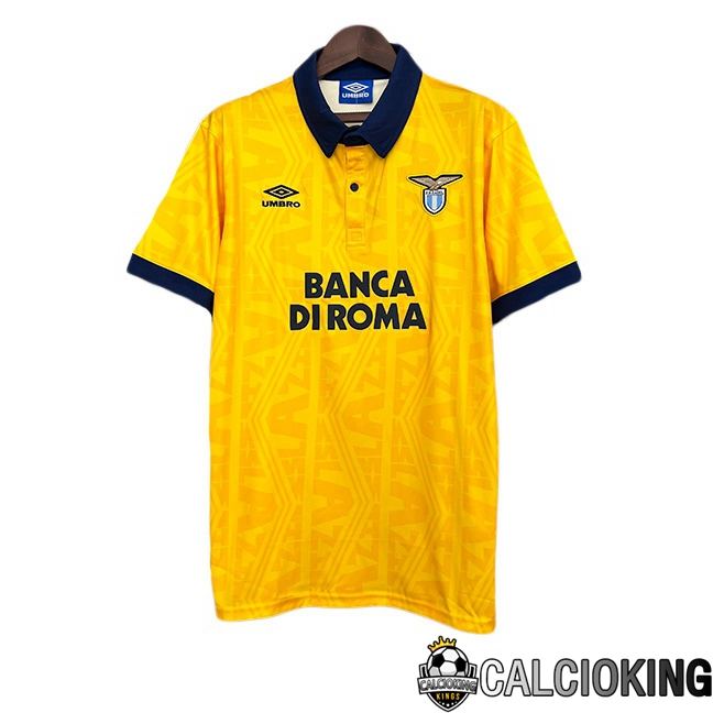 Maglie Calcio SS Lazio Retro Seconda Giallo 1992-1993