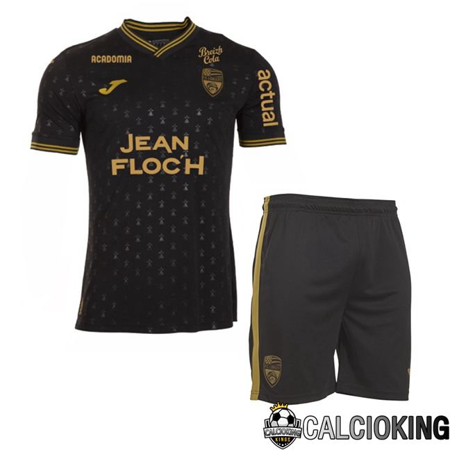 Maglie Calcio FC Lorient Bambino Terza Nero 2025/2026