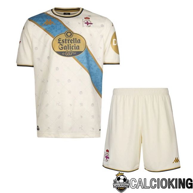Maglie Calcio Deportivo de La Coruna Bambino Terza Giallo 2025/2026