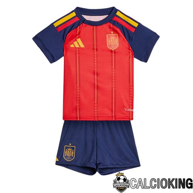 Comprare Maglia Calcio 2025 2026 2027 Personalizzazione,Tuta Da Calcio,Maglie De Calcio Retro Online | Maglie Calcio Spagna Bambino Prima Rosso 2026/2027