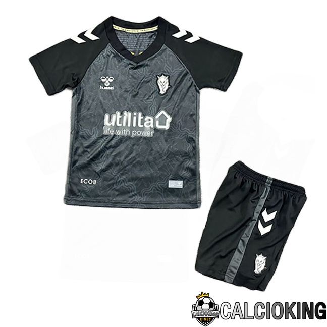 Maglie Calcio Sunderland AFC Bambino Terza Nero 2025/2026