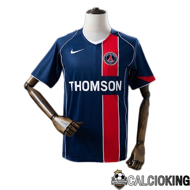 Maglie Calcio Paris PSG Retro Prima Blu Reale 2004-2005