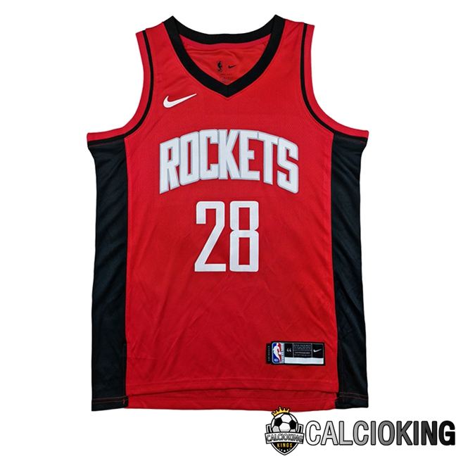 Maglia Houston Rockets (SENGUN #28) 2025/2026 Nero/Rosso