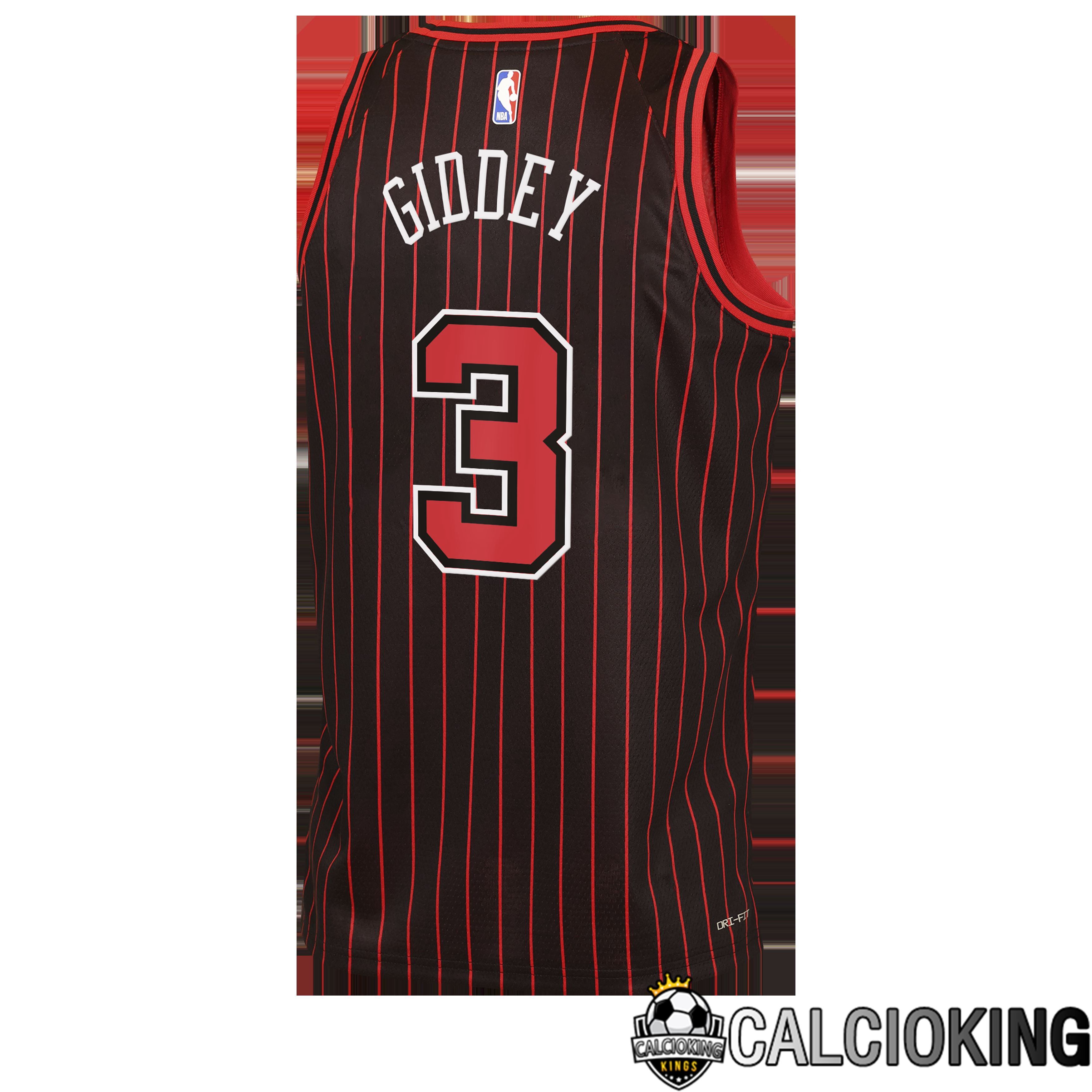 Maglia Jordan Brand Statement Edition Dei Chicago Bulls - Nera - Josh Giddey - Bambino