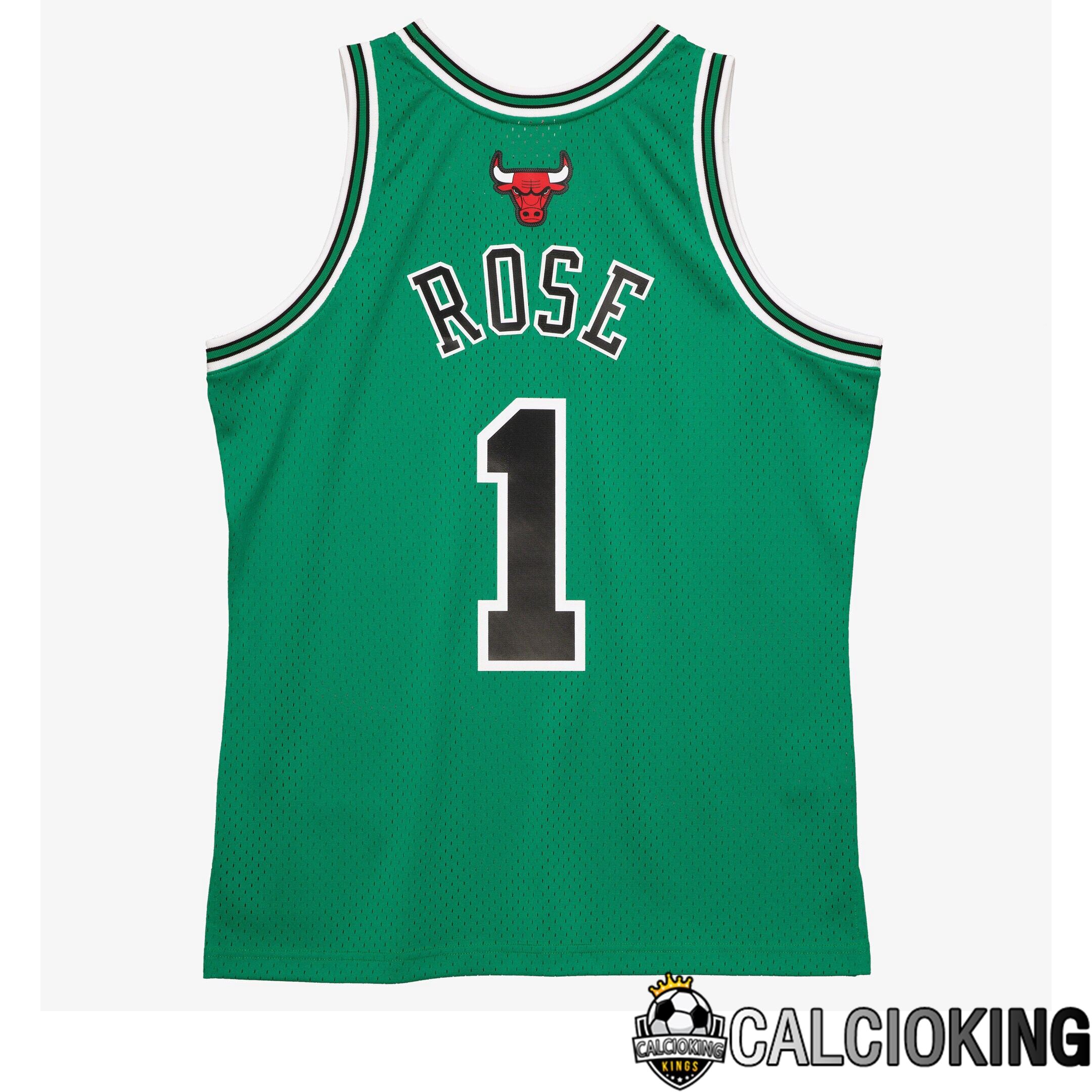 Maglia St. Patrick's Day Swingman Mitchell & Ness Dei Chicago Bulls Derrick Rosa 2008-09