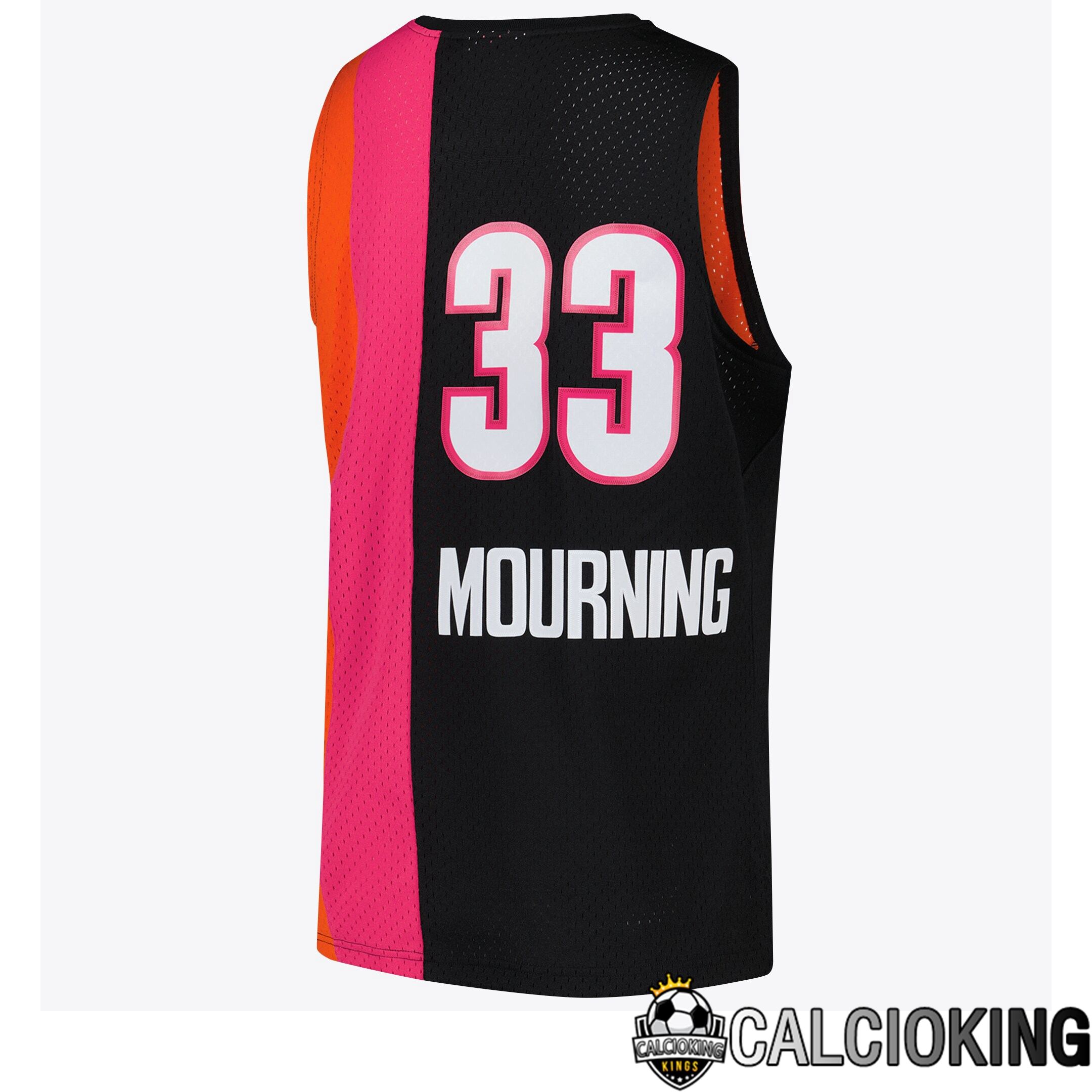 Maglia Miami Heat NBA Alonzo Mourning Hardwood Classics Road Di Mitchell & Ness - Uomo