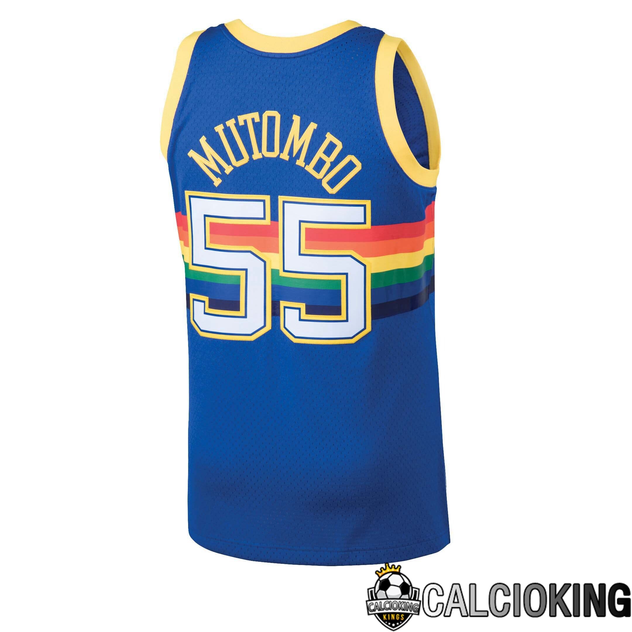 Maglia Swingman Mitchell & Ness Dei Denver Nuggets, Dikembe Mutombo, 1991-92