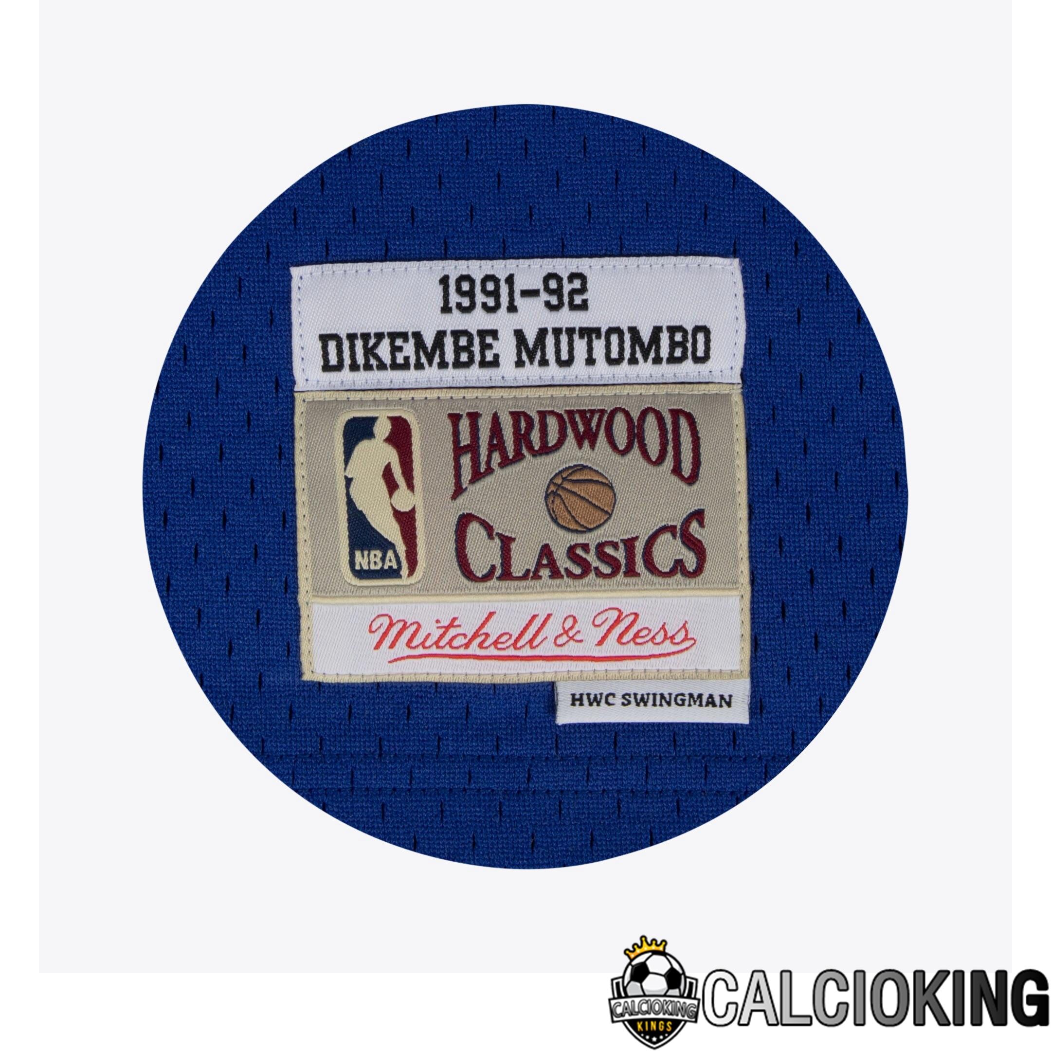 Maglia Denver Nuggets Dikembe Mutombo Hardwood Classics Road Swingman Di Mitchell & Ness - Uomo