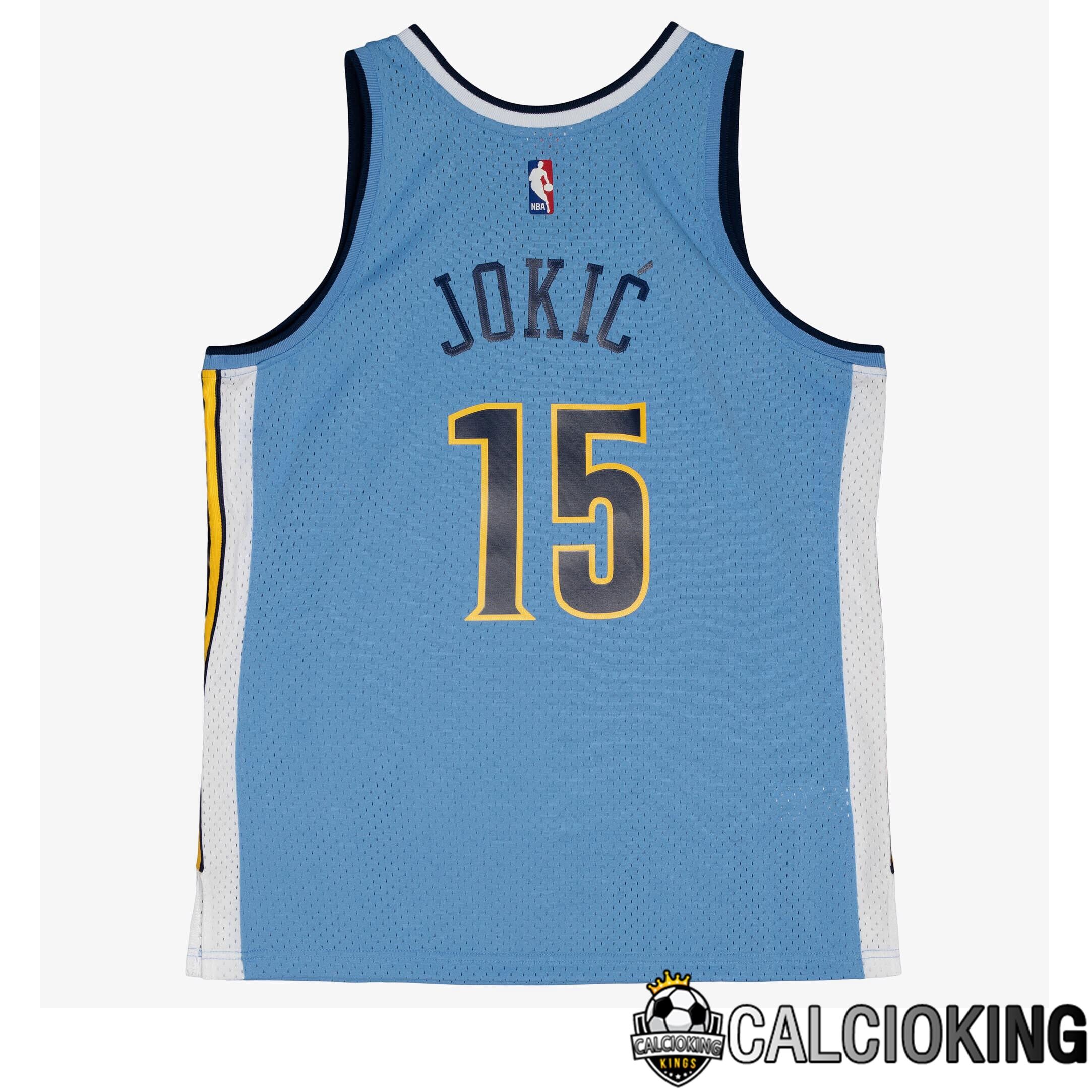 Maglia Swingman Dei Denver Nuggets Mitchell & Ness Road Nikola Jokic 2016