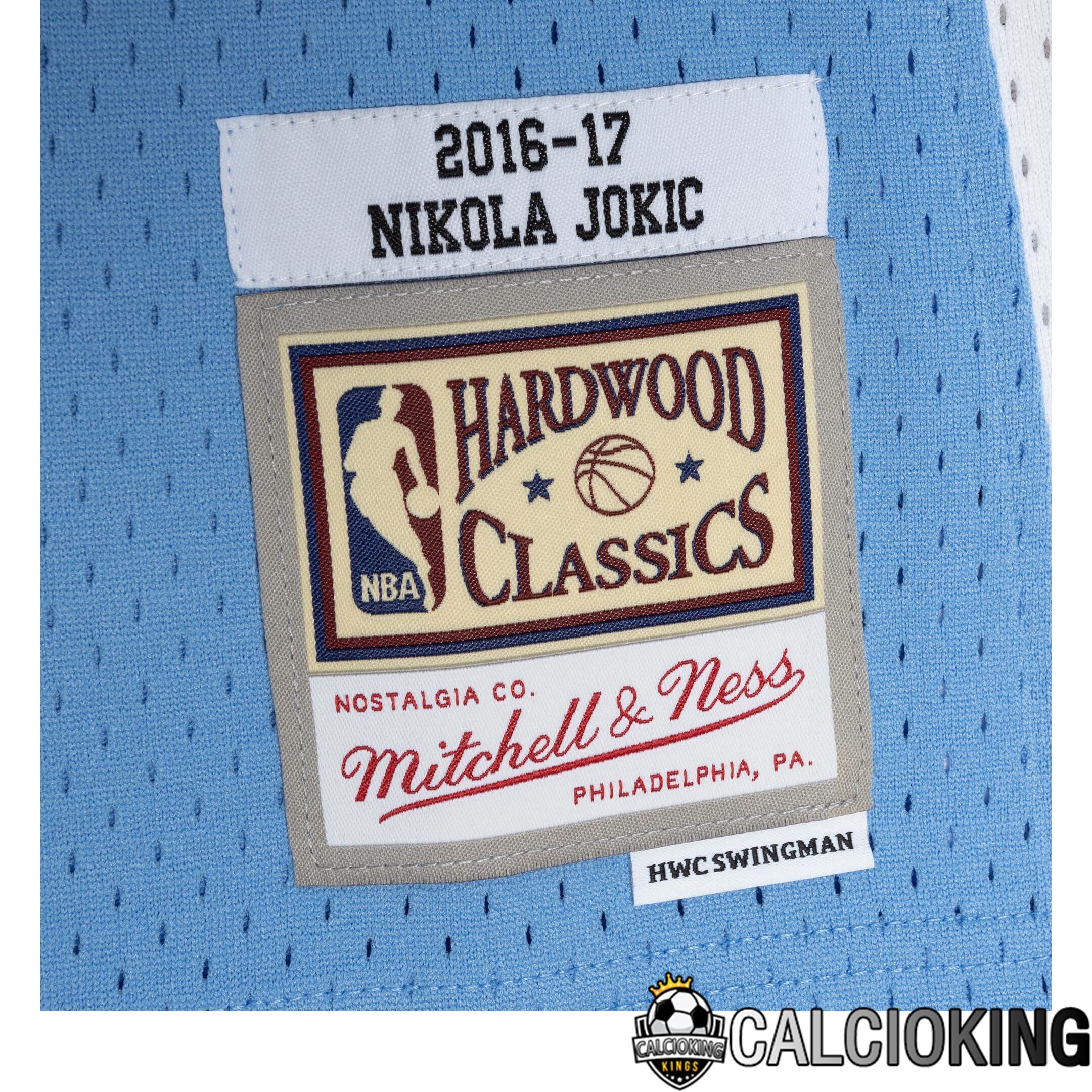 Maglia Swingman Dei Denver Nuggets Mitchell & Ness Road Nikola Jokic 2016