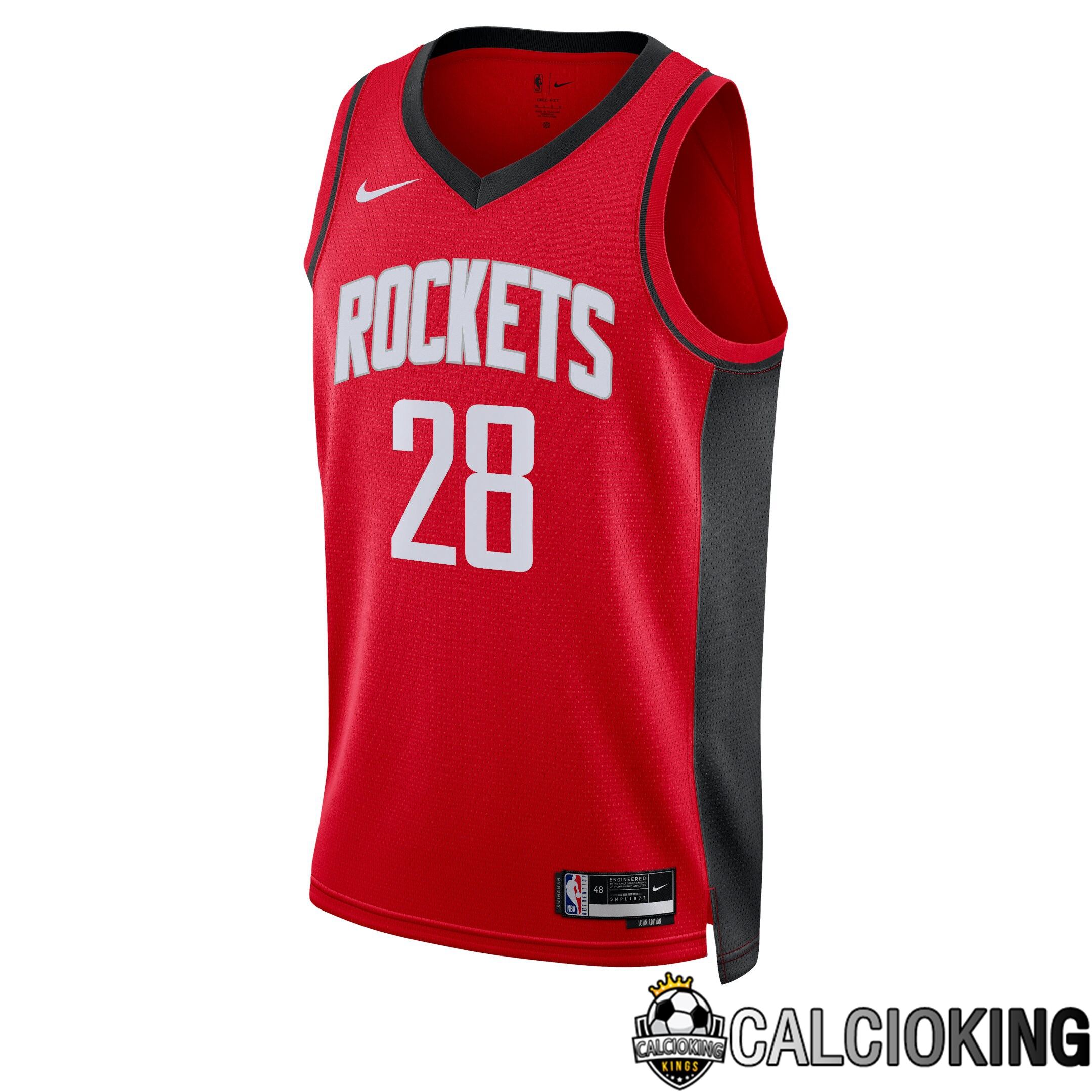 Maglia Houston Rockets Nike Icon Edition Swingman - Rossa - Alperen Sengun - Unisex