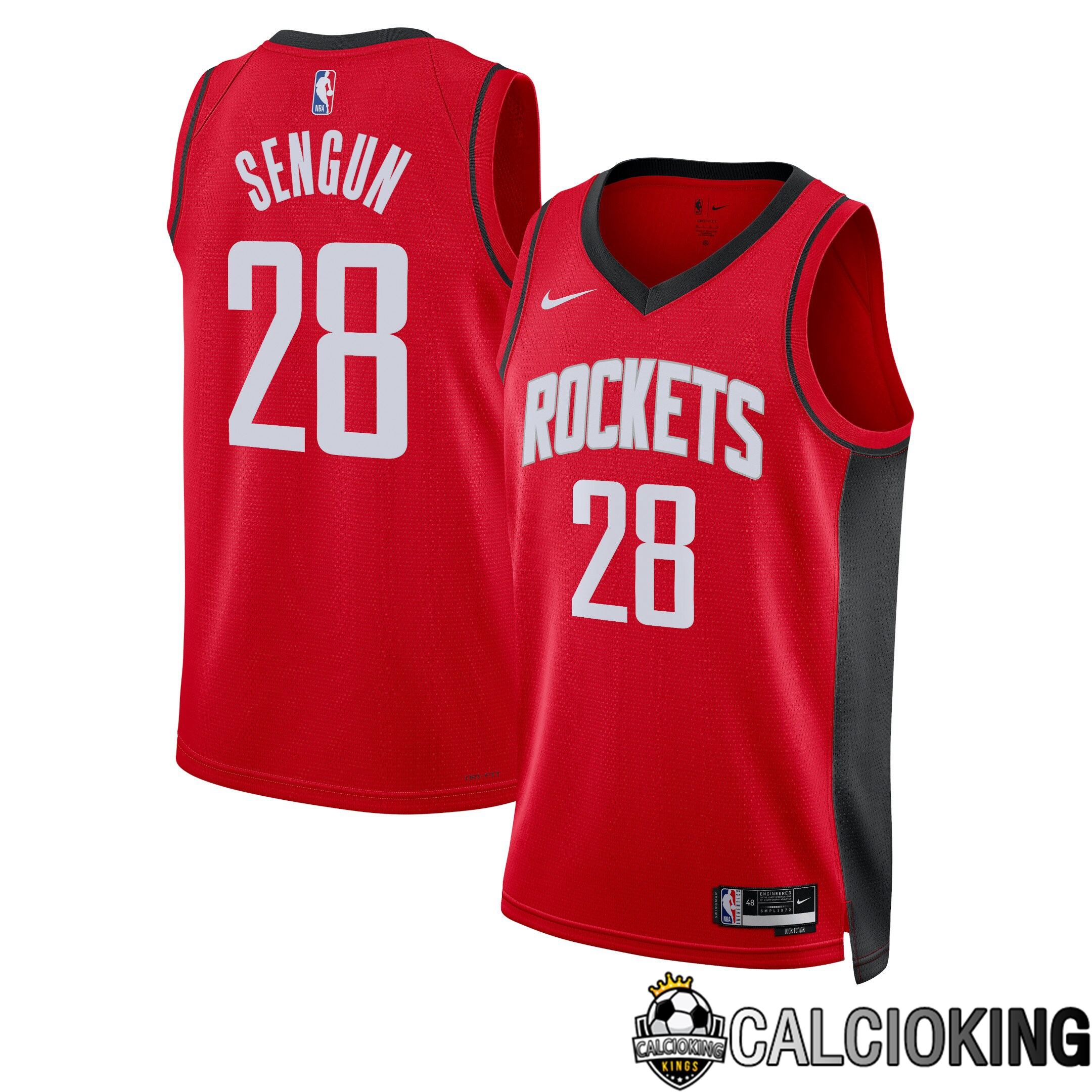 Maglia Houston Rockets Nike Icon Edition Swingman - Rossa - Alperen Sengun - Unisex