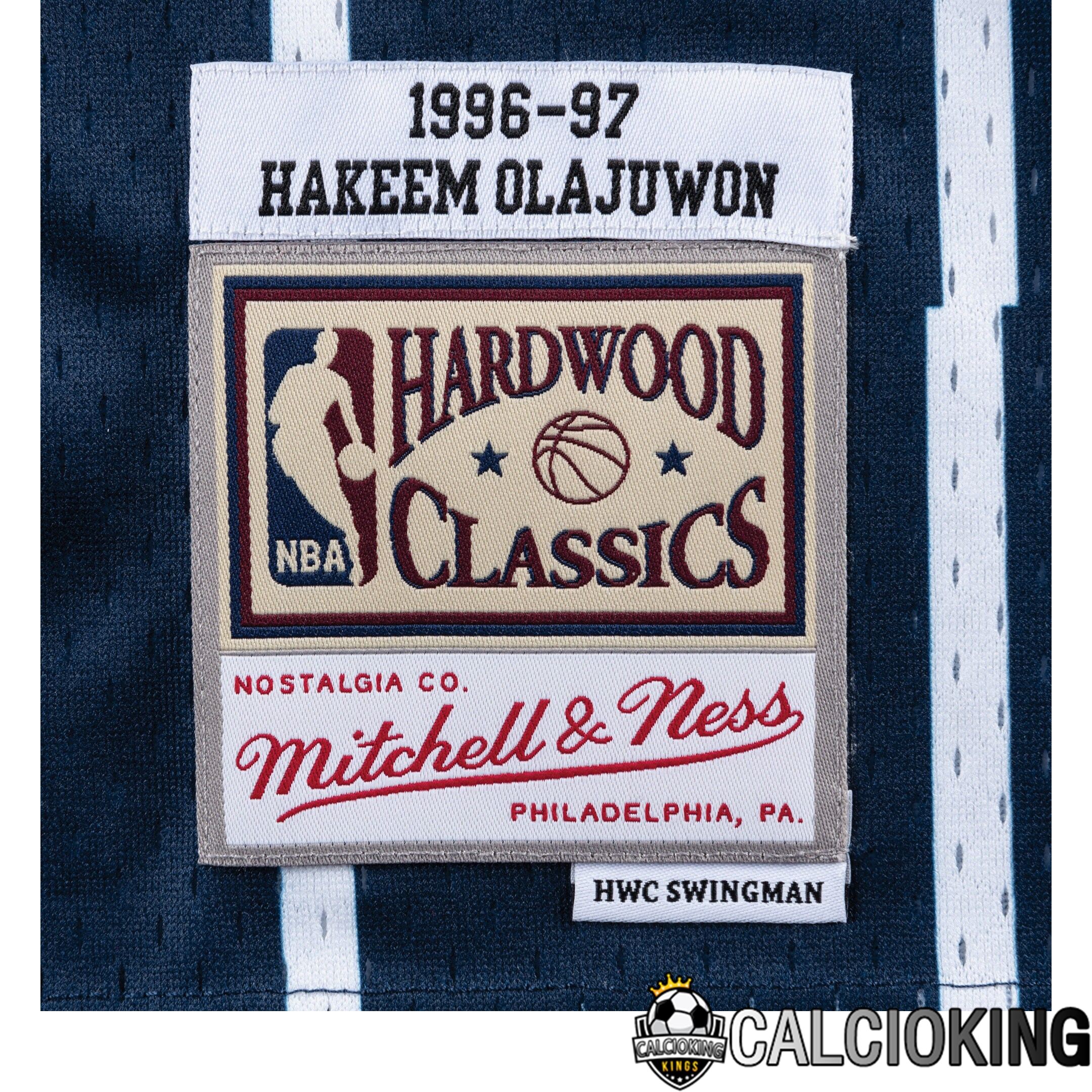 Maglia Swingman Mitchell & Ness Degli Houston Rockets, Hakeem Olajuwon, 1996-97