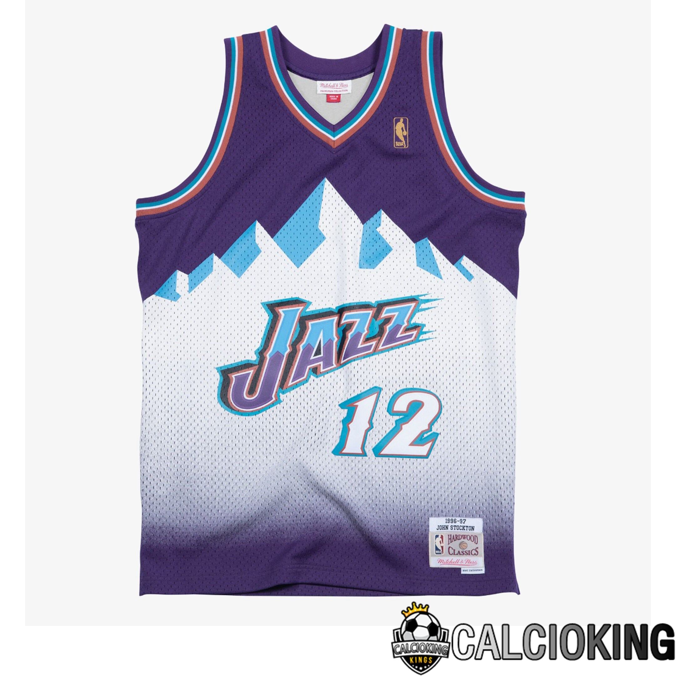 Maglia Swingman Mitchell & Ness Degli Utah Jazz, John Stockton, 1996-97