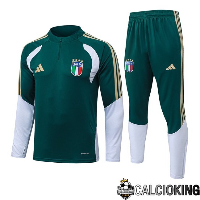 Comprare Maglia Calcio 2025 2026 2027 Personalizzazione,Tuta Da Calcio,Maglie De Calcio Retro Online | Insieme Tuta Calcio Italia Verde 2026/2027