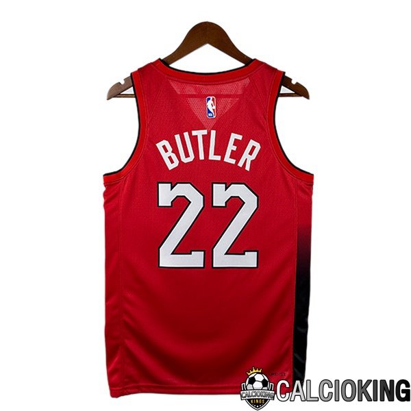 Maglia NBA Miami Heat (Jimmy Butler III 22) Rosso 2024/2025