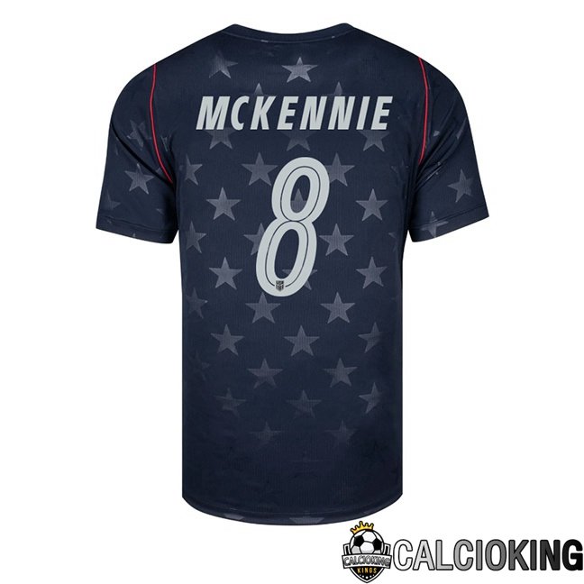 Maglie Calcio USA (Weston McKennie 8) Seconda Nero 2026/2027