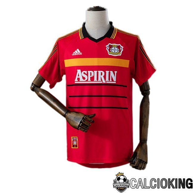 Maglie Calcio Bayer 04 Leverkusen Retro Prima Rosso 1998-2000