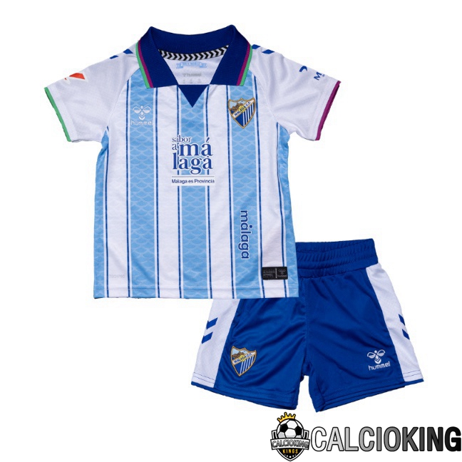 Maglie Calcio Málaga Bambino Prima Blu Bianco 2026/2027