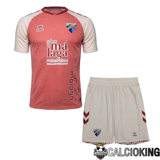 Maglie Calcio Málaga Bambino Seconda Rosa 2026/2027